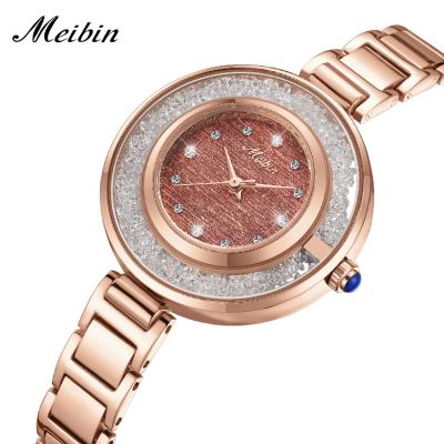 China MEIBIN 1615 Water Resistant Watch Quartz For Women Luxury Brand New Arrivals Stainless Steel Watch Water Resistant for sale