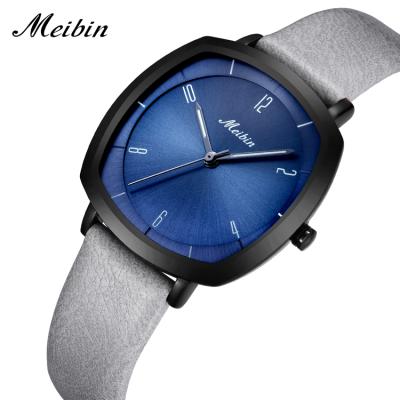 China Wholesale High Quality Quartz Logo Water Resistant MEIBIN 1150 Lady Style Leather Casual Watch Waterproof Custom Watch for sale