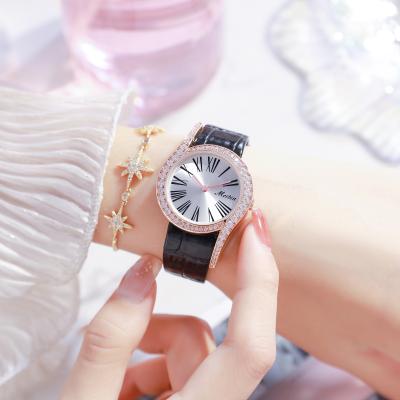 China Water Resistant MEIBIN 1498 Fashion Vintage Style Women Quartz Watch Leather Band Waterproof Lady Watch for sale