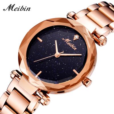 China MEIBIN 1211 Water Resistant Stylish Ladies Brand High Quality Stainless Steel Causal Fashion Waterproof Custom Women Watch for sale