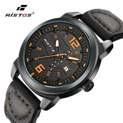 China RISTOS 93011 Chronograph Sport Wristwatches Water Resistant Luxury Mens Wrist Watch Men for sale