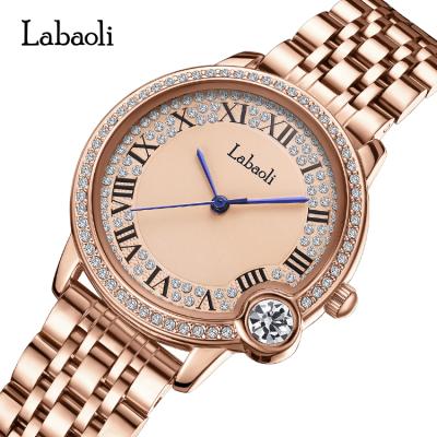 China LABAOLI LA059 Women's Classic Custom Women Wrist Watch Stainless Steel Luxury Waterproof Band Manufactures Watch for sale