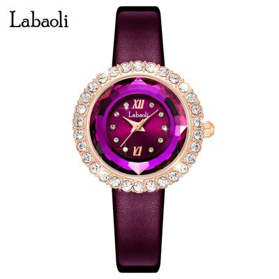 China LABAOLI LA090 Water Resistant Quartz Women Watch High Quality Wholesale Custom Logo Leather Band Water Resistant for sale