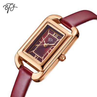 China BFY BF005 Top Brand Leather Wrist Watch OEM Retail Lady Band Quartz Water Resistant Luxury Women Watch for sale