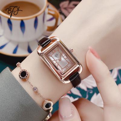 China Retail Luxury Crystal Leather Ladies Dress OEM Quartz Watch Brand Water Resistant BFY BF005 Watch Band Leather Wrist Watch for sale