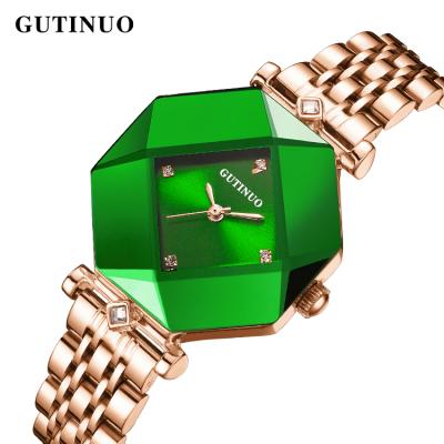 China Water Resistant GUTINUO GT003 best selling blue stainless steel watch womenstainless steel quartz water resistant quartz watch for sale