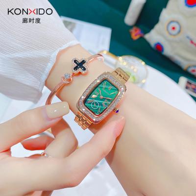 China KONXIDO KN006 Custom Logo Water Resistant Women Watch Best Home Fashion Wholesale Stainless Steel Luxury Band for sale