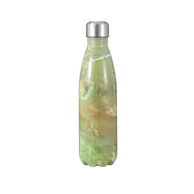 China 500ml Leak Proof Double Wall Vacuum Travel Sustainable Reusable Cola Shaped Insulated Stainless Steel Bottle for sale