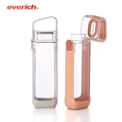 China Wholesale Water Bottle New Viable Plastic Water Bottle Custom Square Water Bottles Bpa Free for sale