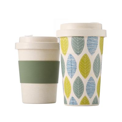 China Sustainable Ready To Ship BPA Free Fashion Organic Bamboo Reusable Coffee Cups Eco Friendly Mugs for sale