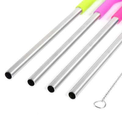 China Sustainable Stainless Steel Straws Food Grade Metal Straws, Silver, Food Grade Straws For Cold And Hot Drinks for sale