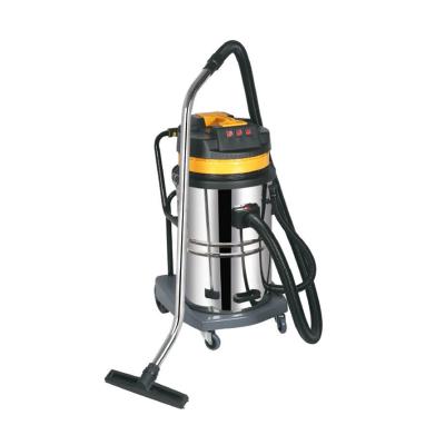 China Car Stainless Steel Upright Cyclonic Wet And Dry 80Liter Vacuum Cleaner for sale