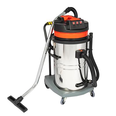 China New 4500W car vacuum cleaner power large capacity wet and dry heavy filtration cyclone industrial vacuum cleaner with wheel for sale