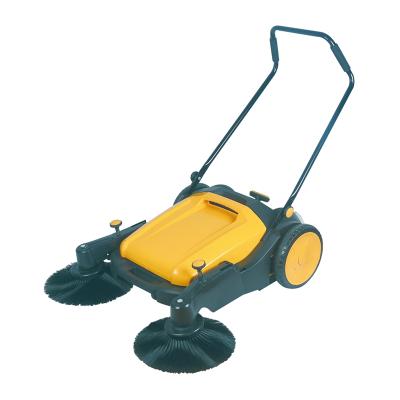 China Unpowered Hotels Industrial Road Sweeper Equipment Hand Push Street Road Cleaning Floor for sale