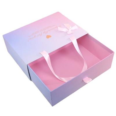 China Wholesale Gift Box Recyclable Electronic Cardboard Gradient Cardboard Box Cosmetic for sale