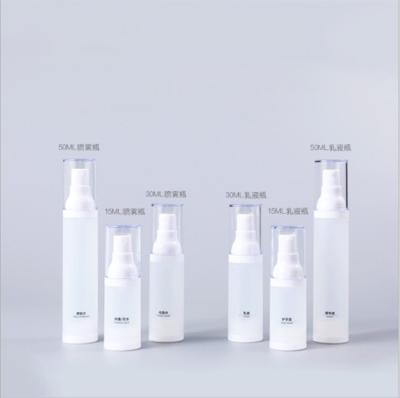 China Eco-friendly 15ml 30ml 50ml Acrylic Airless Skin Care Cosmetic Pump Bottles for sale