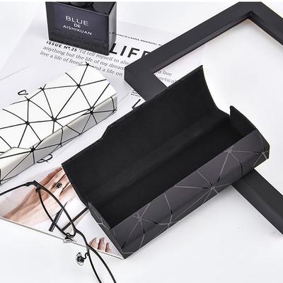 China Sight Glasses Spot Wholesale Crystal Lattice Glasses Case Storage Box Retro Stylish Can Be Customized Logo for sale