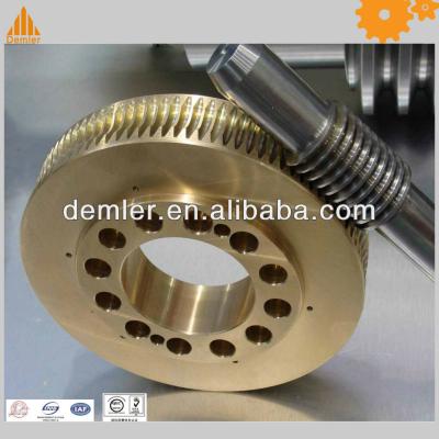 China Worm Wheel And Worm Gear Steel Bronze Casting Shaft 20CrMnTi for sale