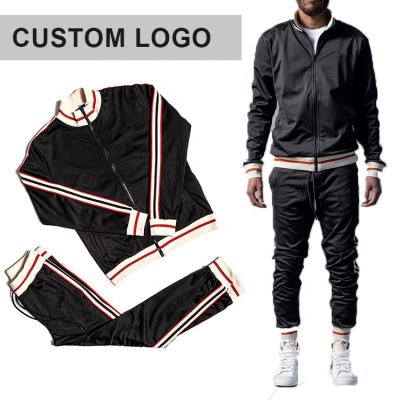 China 2021 Breathable Wholesale Custom Jogger Polyester Sports Tracksuits Logo Tracksuit Men for sale