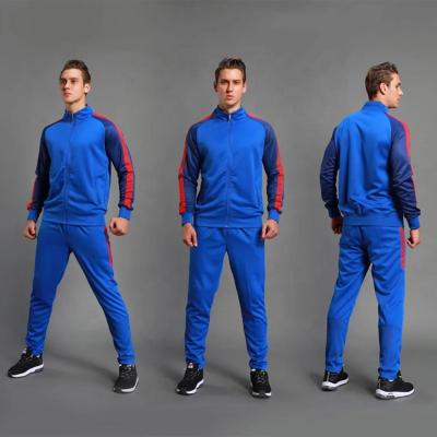 China Wholesale Hot Selling Breathable Jogging Jacket And Pants Soccer Tracksuit Run Suits Zipper Set Custom Made Mens Tracksuit Sets for sale