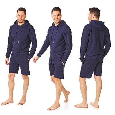 China Breathable 2022 new desgin 2 piece set hoodie set shorts and hoodie jogger set for sale