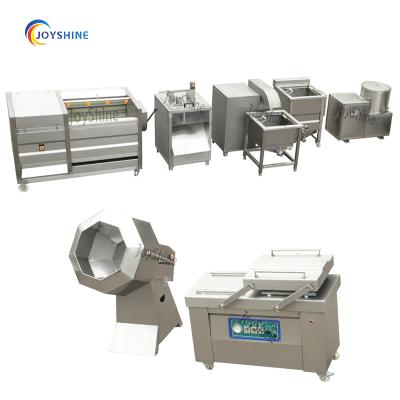 China flour mill joyshine french fries production line semi-automatic french fries production line for sale