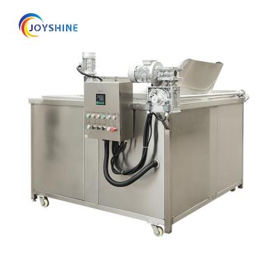 China Automatic Batch Fryer Machine Meatball Fryer Machine Automatic Chips Snacks Discharge Fryer To Cook Machine for sale