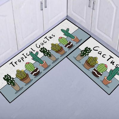 China Modern household bathroom and kitchen cartoon decorative mat for sale