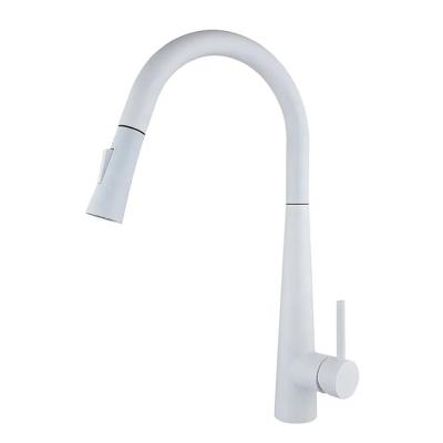 China Hot Selling Spray Hot And Cold Kitchen Faucet 304 Pull Out Stainless Steel Kitchen Sink Taps Faucet for sale