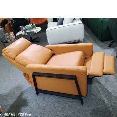 China Foldable Modern Single Sofa Bed Leather Recliner Office Lunch Break Hospital Accompany Sofa for sale