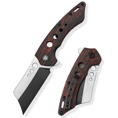 China Cleaver 154cm Slide Blade Group of Ten Style Open Steel Wood Cutter Pocket Camping Hunting Outdoor Survival Folding Tactical Knife With Clip for sale