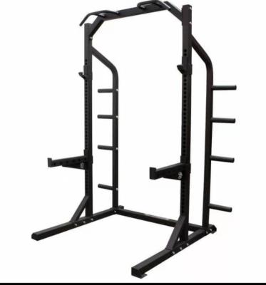 China Indoor Squat Rack 4 Frame Metal Unisex Fitness Center Squat Rack for sale