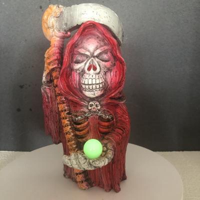 China Wholesale Resin China Folk Crafts God Of Death Carved Halloween Decoration for sale