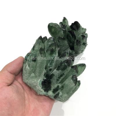 China China Crystal Green Quartz Cluster Wholesale Crystal Healing Cluster For Home Decoration for sale