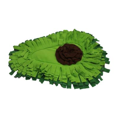 China New Design Durable Handwoven Dog Sniff Pad Soft Nose Pet Felt Green Pet Sniff Pad for sale