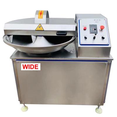 China Industrial full automatic meat processing meat cutting machine/meat bowl cutter/meat bowl cleaver for sale