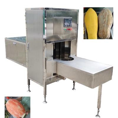 China Automatic speed adjustable watermelon peeling machine pineapple hami melon peeling machine price on sale for sale