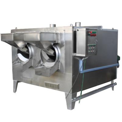 Chine Commercial Supply Stainless Steel Gas Higher Standard Electric Heating Type Drum Rotisserie For Wheat Nuts Beans And So On Material à vendre