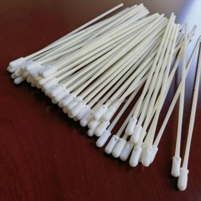 China Eco-friendly Disposable Cleanroom Swabs Foam Stick Swabs For Printer Antistatic ESD Cleanroom Polyester Solvent Swabs for sale