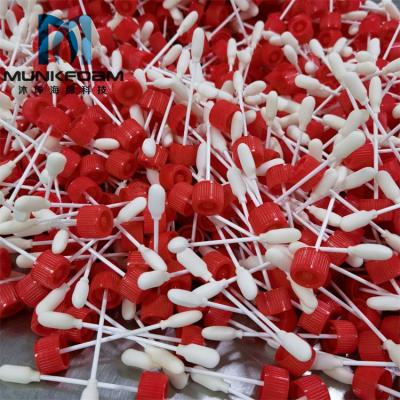 China Medical Using MUNKCARE Disposable Foam Applicator Antigen Test Swabs Specimen Collection Foam Swabs With Tube for sale