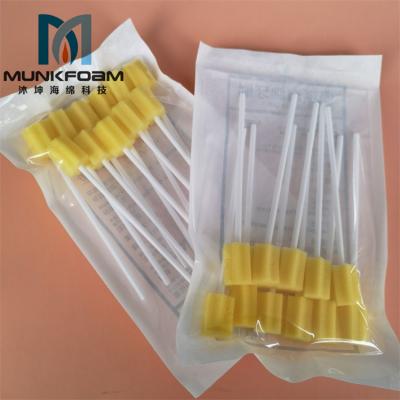 China Plastic+sponge MUNKCARE Polyurethane Polyurethane Sponge Swab Cleaning Swab Cleaning Swab for sale