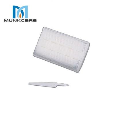 China Disposable Blue Surgical Hand Brush Hospital 4% Chlorhexidine Gluconate Solution Dry Sponge Cleaning Brush for sale