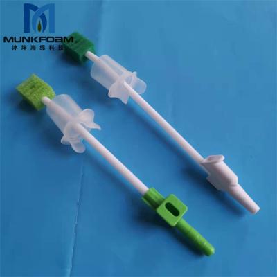 China MUNKCARE Hospital Sponge Suction Oral Swab Hospital Use Toothbrush Medical Cleaning for sale