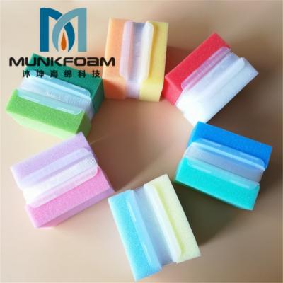 China Sensory Body Brush Autism Brush Bristle PE Sponge Surgucal Sponge Brush for sale