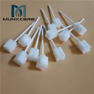 China Soft Sponge Munkcare Mouth Cleaning Swab Dental Sponge Sticks Swab Oral Sponge Oral Care for sale