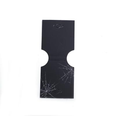 China Plastic Lamilated with Black Paper Necklace Cards Custom Printed Display Cards Necklace Earring Card Low Price for sale