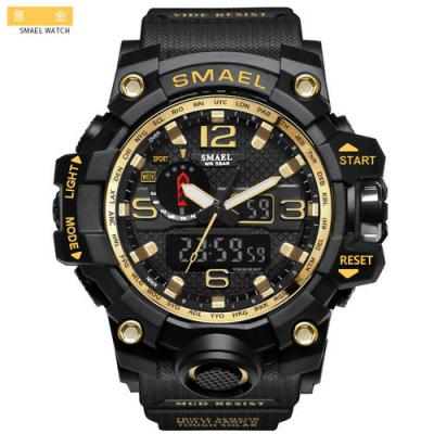 China Best Selling Automatic Date SMAEL1545 Hot Sale Automatic Digital Quartz Men Sports Watch Military Wrist Watch for sale