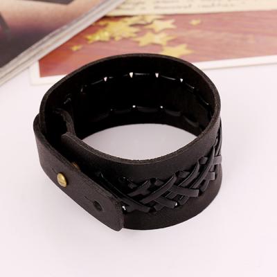 China BOHEMIA Customized Punk Leather Bracelet 2021 Leather Bracelet Men's Leather Bracelet Women for sale