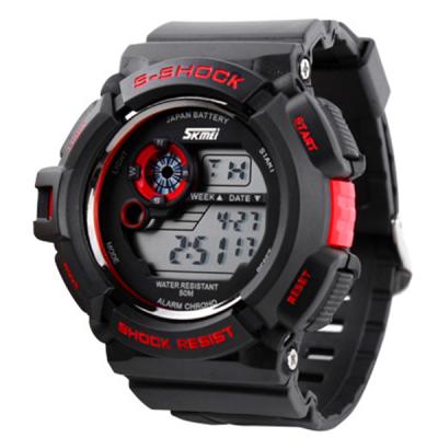 China Best quality automatic LED 30M date 2016 skmei s-shock cheap waterproof watch for sale