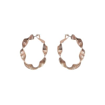 China Hard New Style Fashion Circular Earrings Trend Gold Circle Women 2021 Customize Earrings for sale